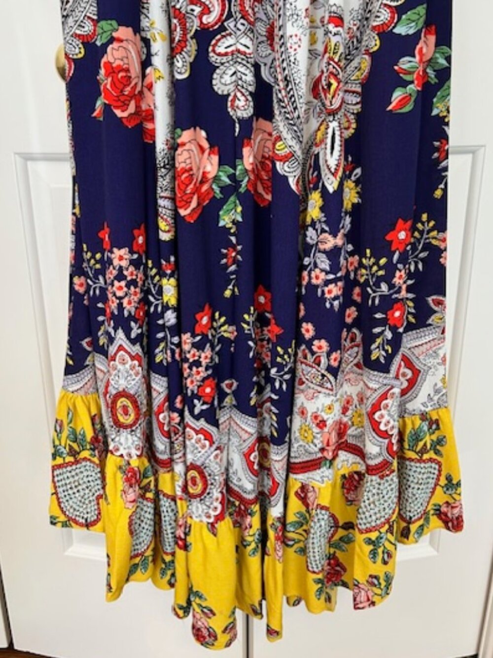 NWT Maeve x Anthropologie Myriam Maxi Dress | Size 4 | Floral Scarf Print - Picture 4 of 12